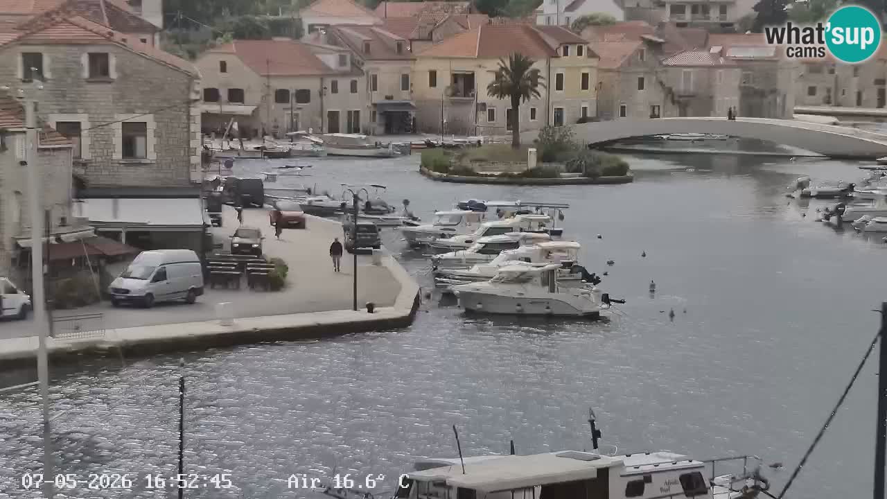 Webcam Vrboska marina | Hvar Insel | Dalmatien
