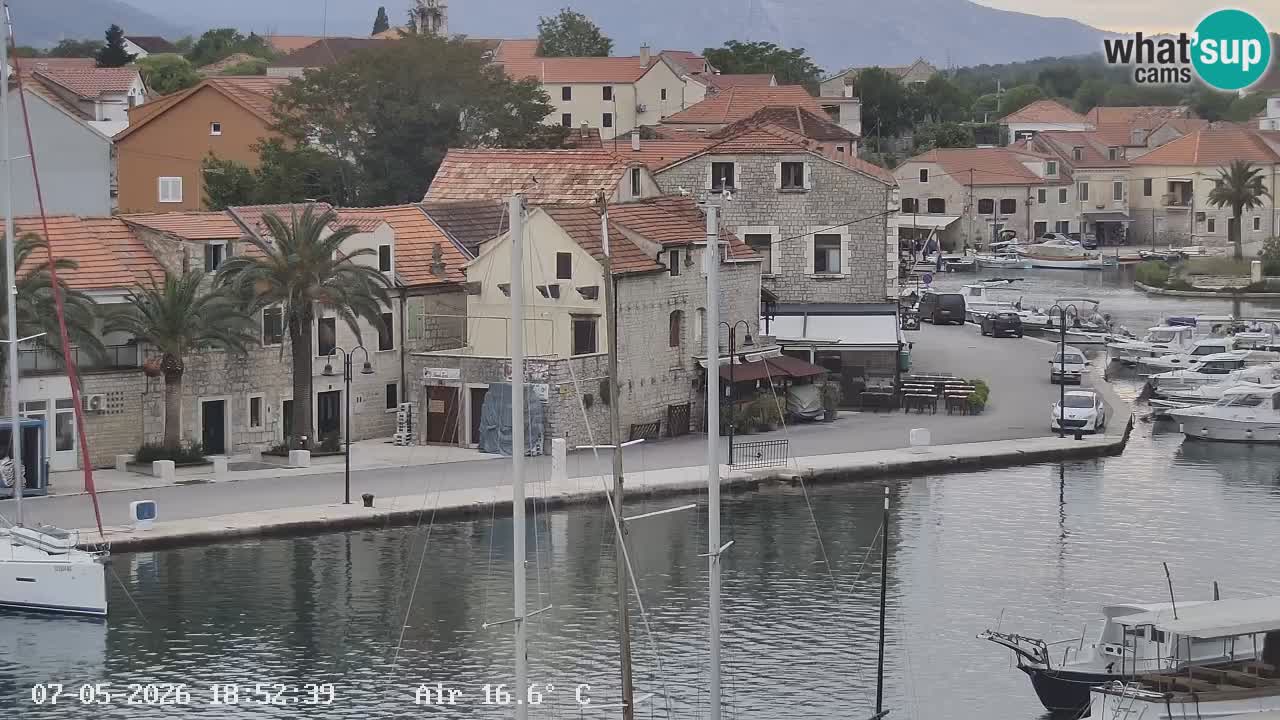 Webcam Vrboska marina | Hvar Insel | Dalmatien