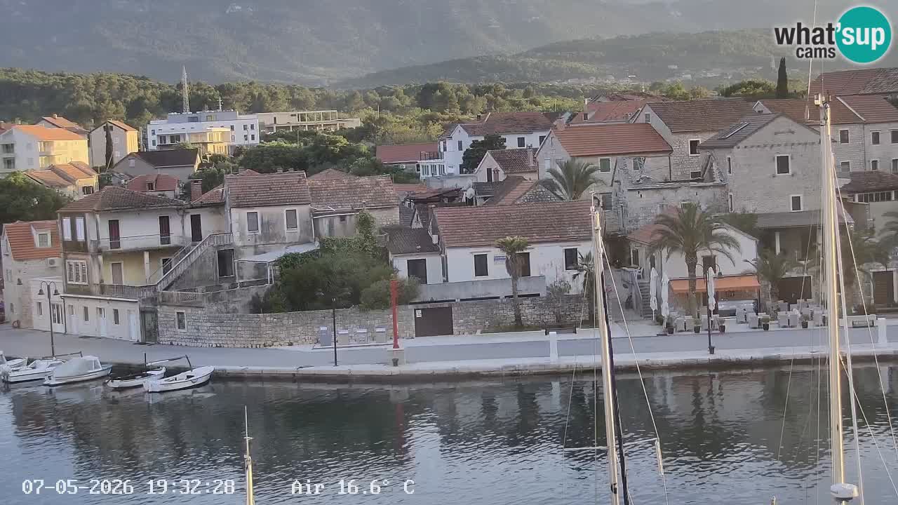 Livecam Hvar Vrboska marina | Île de Hvar | Dalmatia