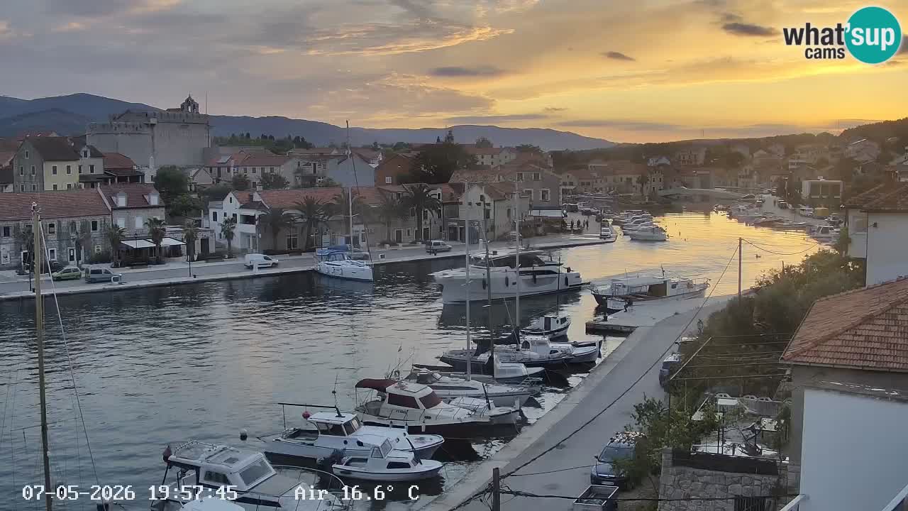 Livecam Hvar Vrboska marina | Île de Hvar | Dalmatia