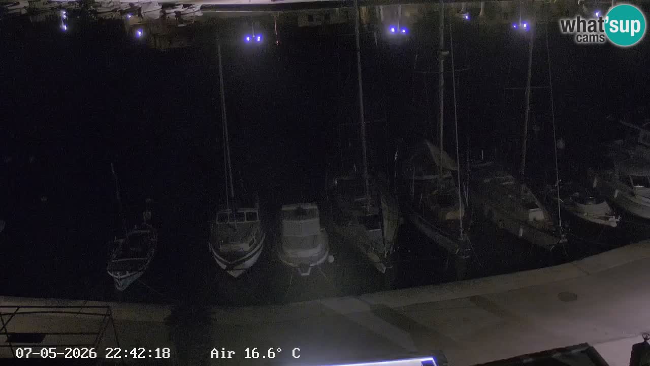 Livecam Hvar Vrboska marina | Île de Hvar | Dalmatia