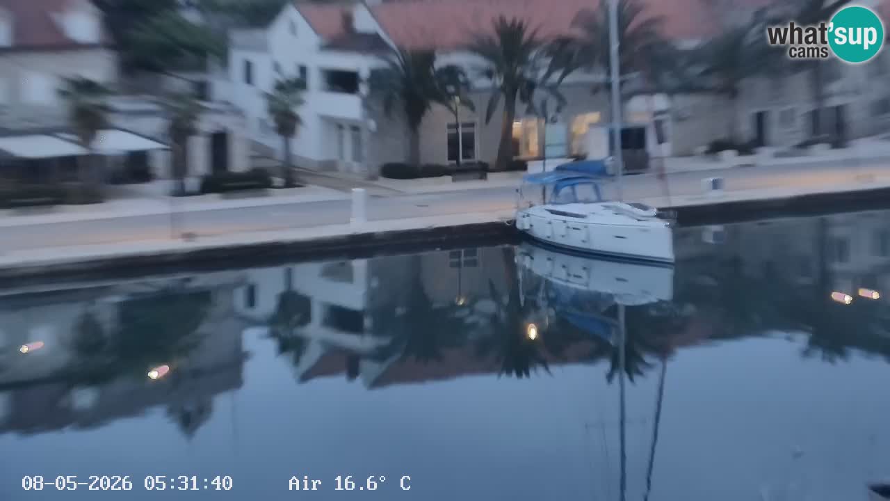 Webcam Hvar Vrboska marina | Dalmazia