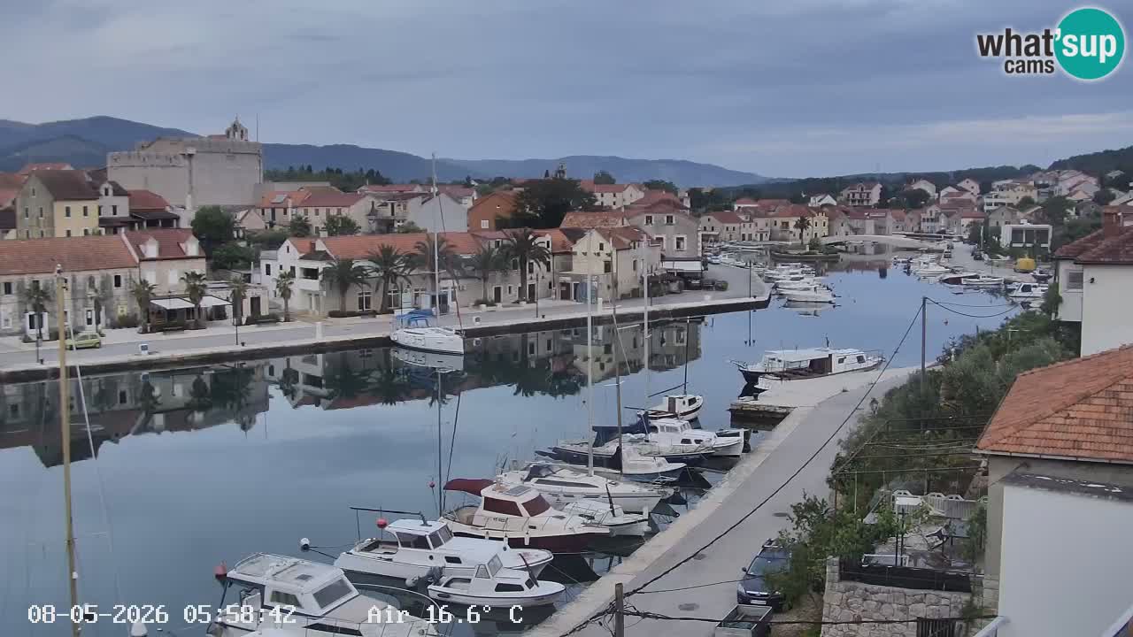 Livecam Hvar Vrboska marina | Île de Hvar | Dalmatia