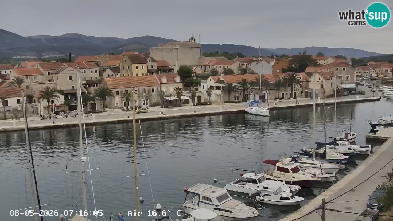 Webcam Vrboska marina | Hvar Insel | Dalmatien