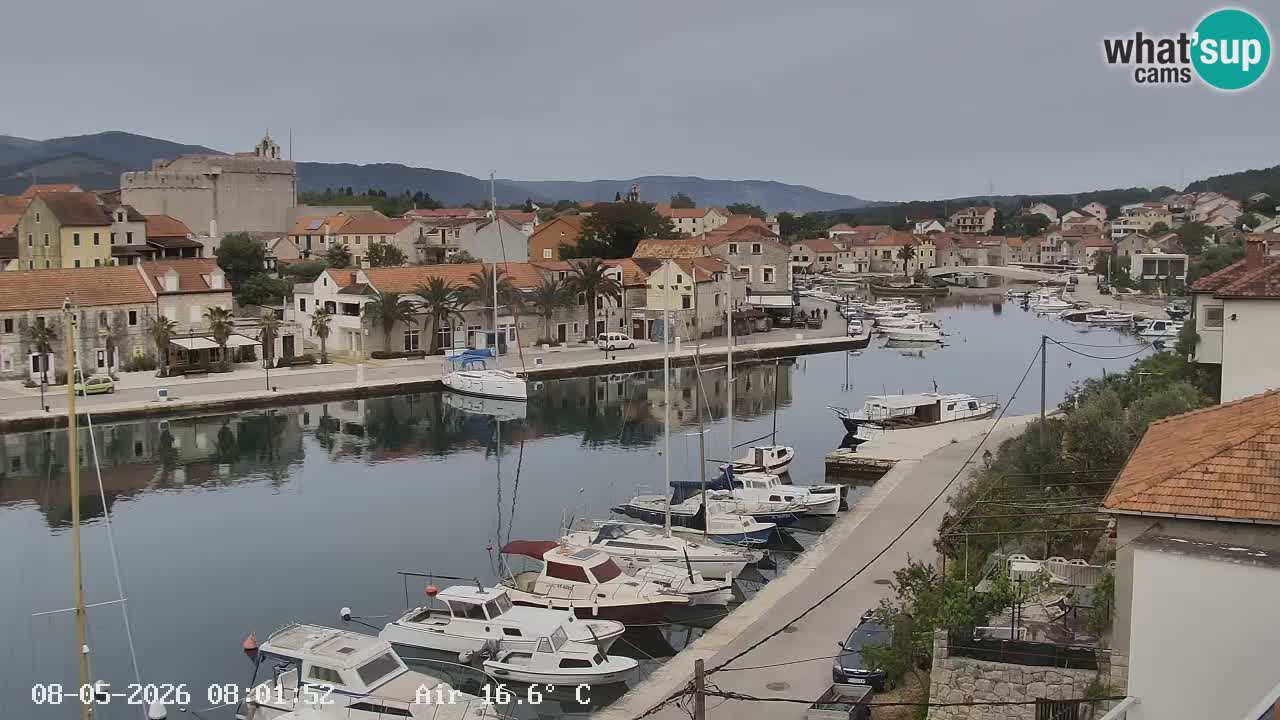 Webcam Vrboska marina | Hvar Insel | Dalmatien