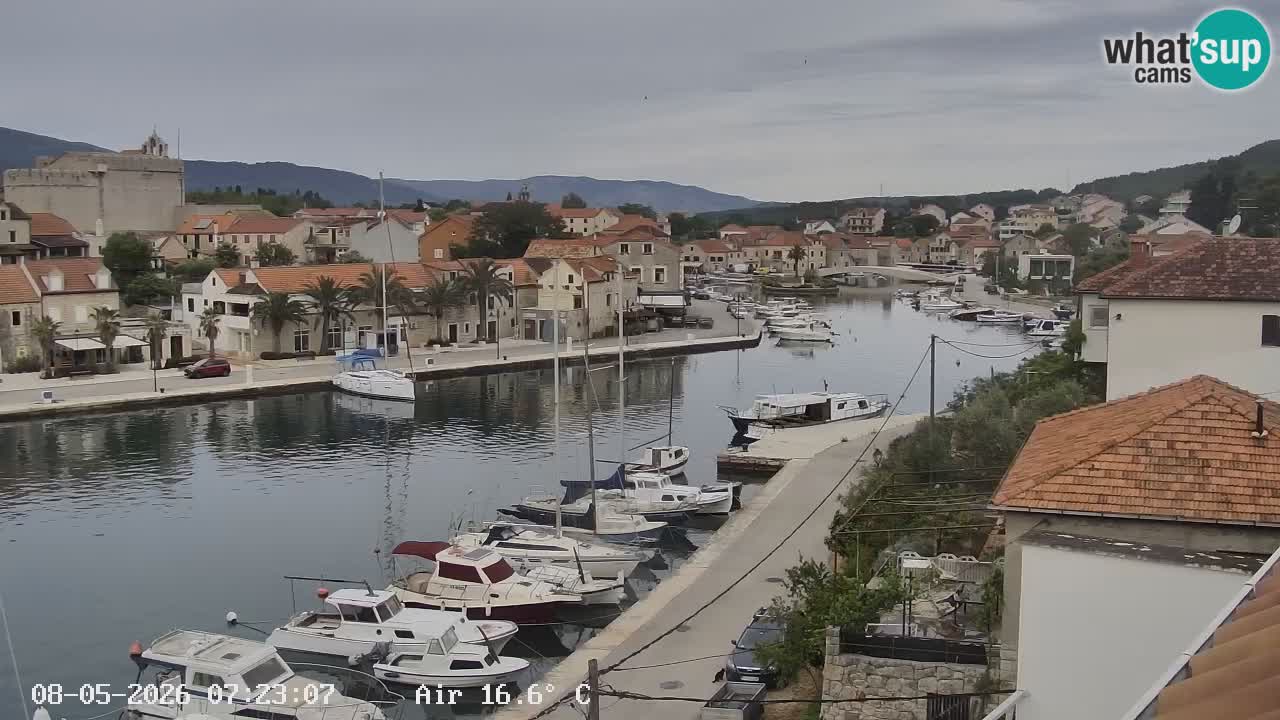 Webcam Hvar Vrboska marina | Dalmazia