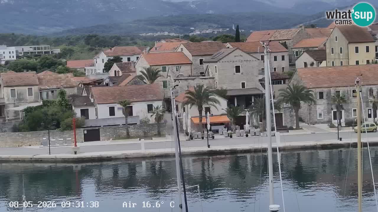Webcam Vrboska marina | Hvar Insel | Dalmatien