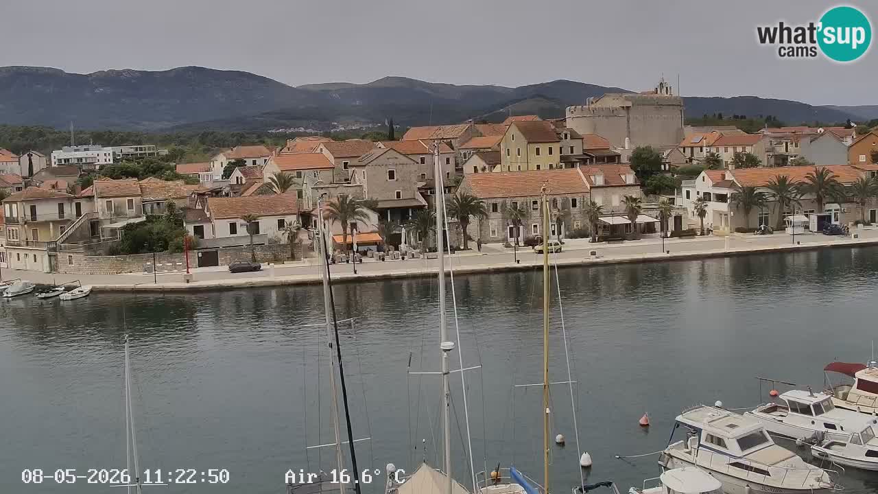 Livecam Hvar Vrboska marina | Île de Hvar | Dalmatia