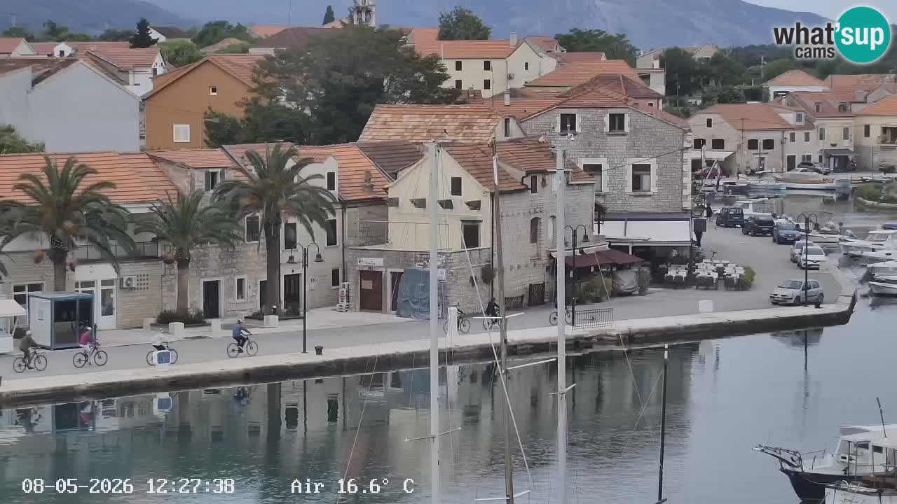 Livecam Hvar Vrboska marina | Île de Hvar | Dalmatia