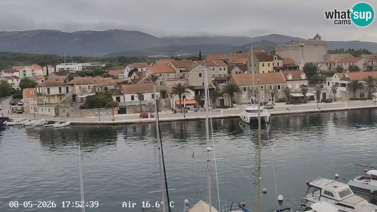 Webcam Vrboska marina | Hvar Insel | Dalmatien
