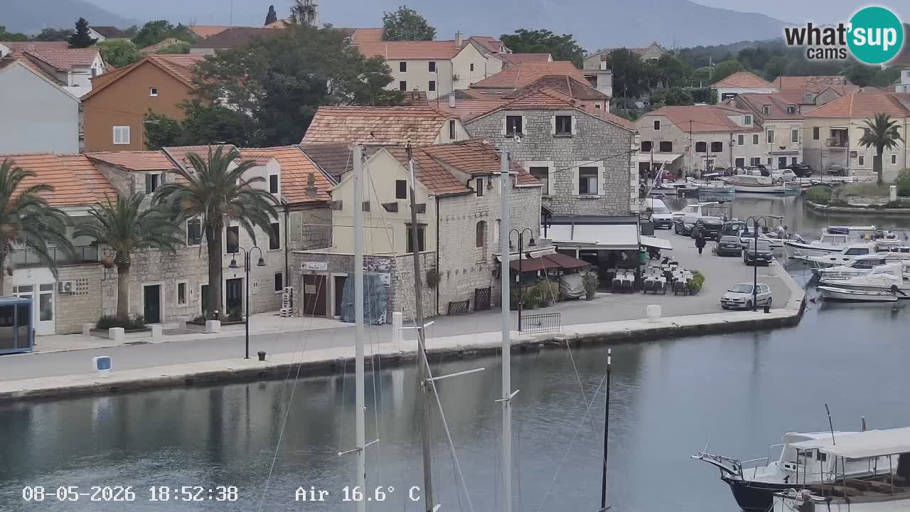 Webcam Vrboska marina | Hvar Insel | Dalmatien