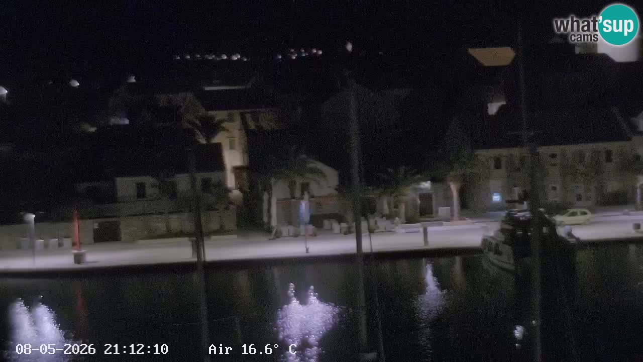 Webcam Vrboska marina | Hvar Insel | Dalmatien