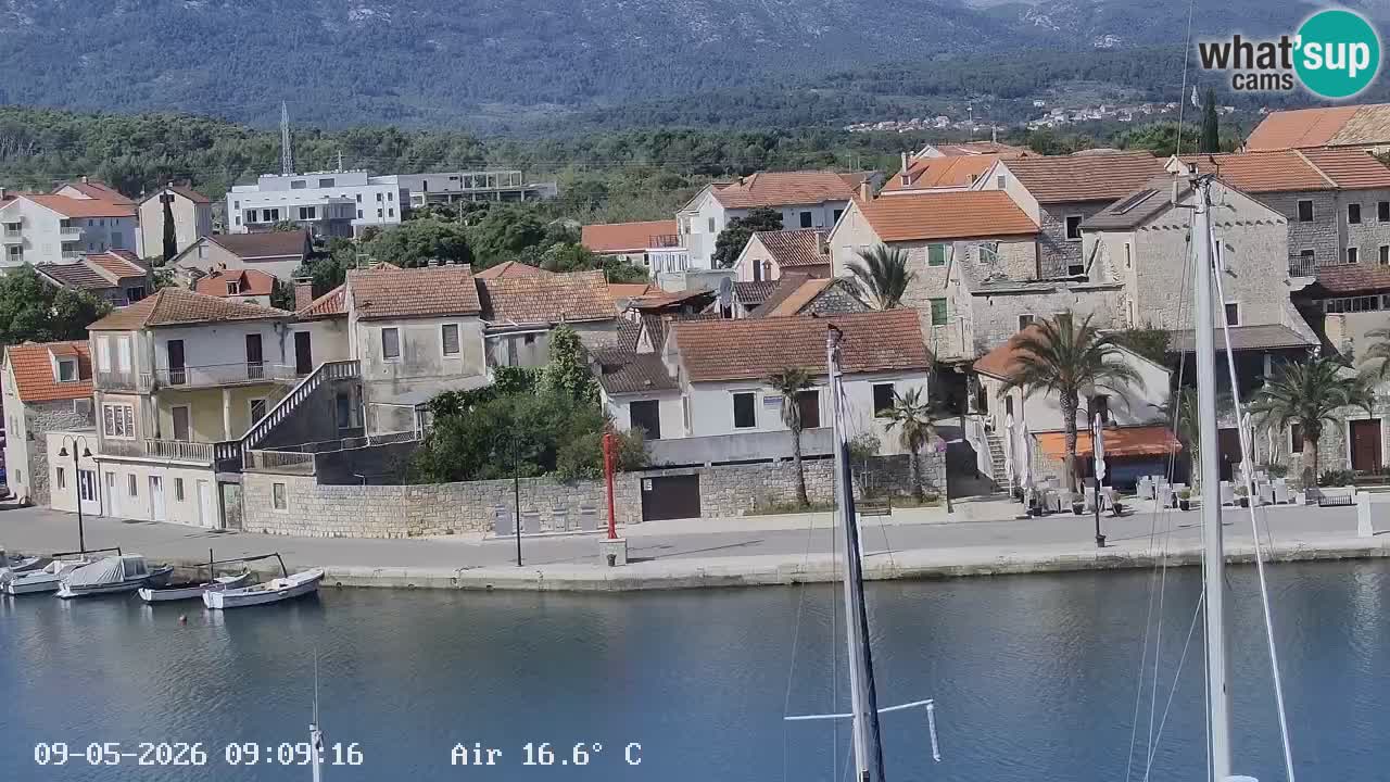 Webcam Hvar Vrboska marina | Dalmazia
