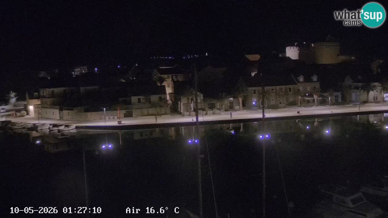 Webcam Hvar Vrboska marina | Dalmazia