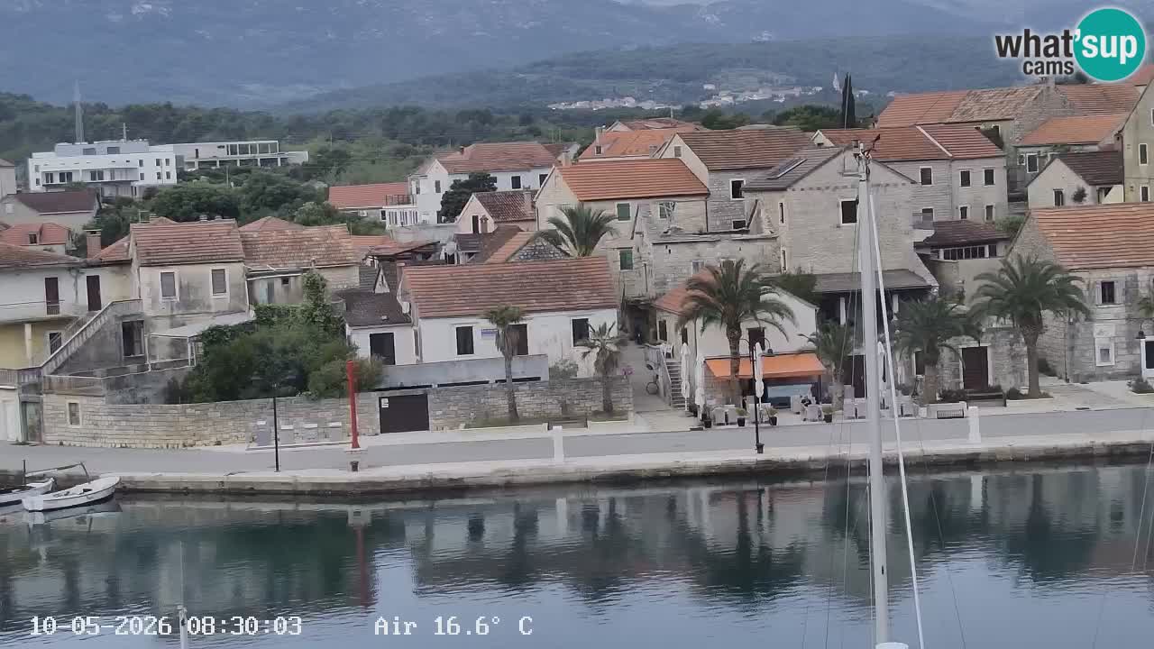 Webcam Vrboska marina | Hvar Insel | Dalmatien
