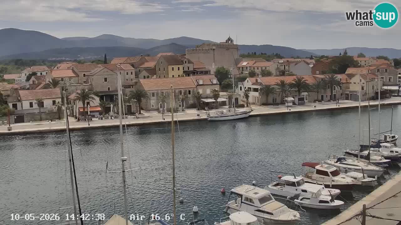 Webcam Vrboska marina | Hvar Insel | Dalmatien