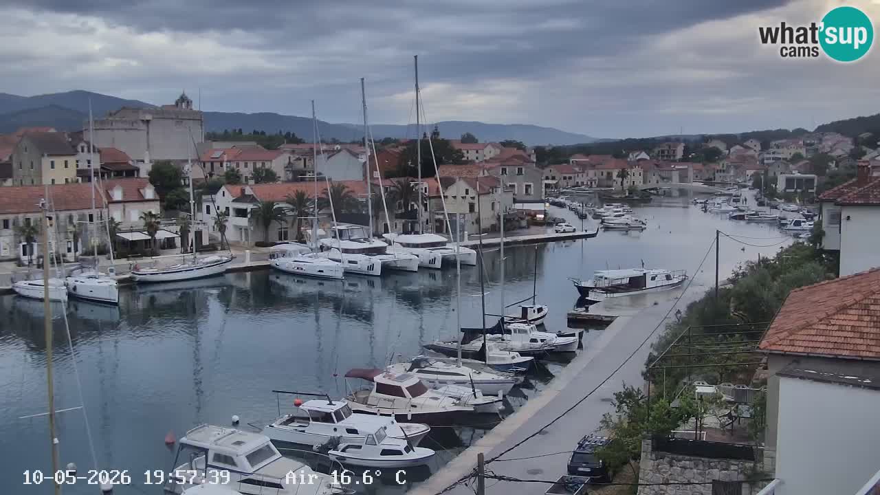 Webcam Vrboska marina | Hvar Insel | Dalmatien