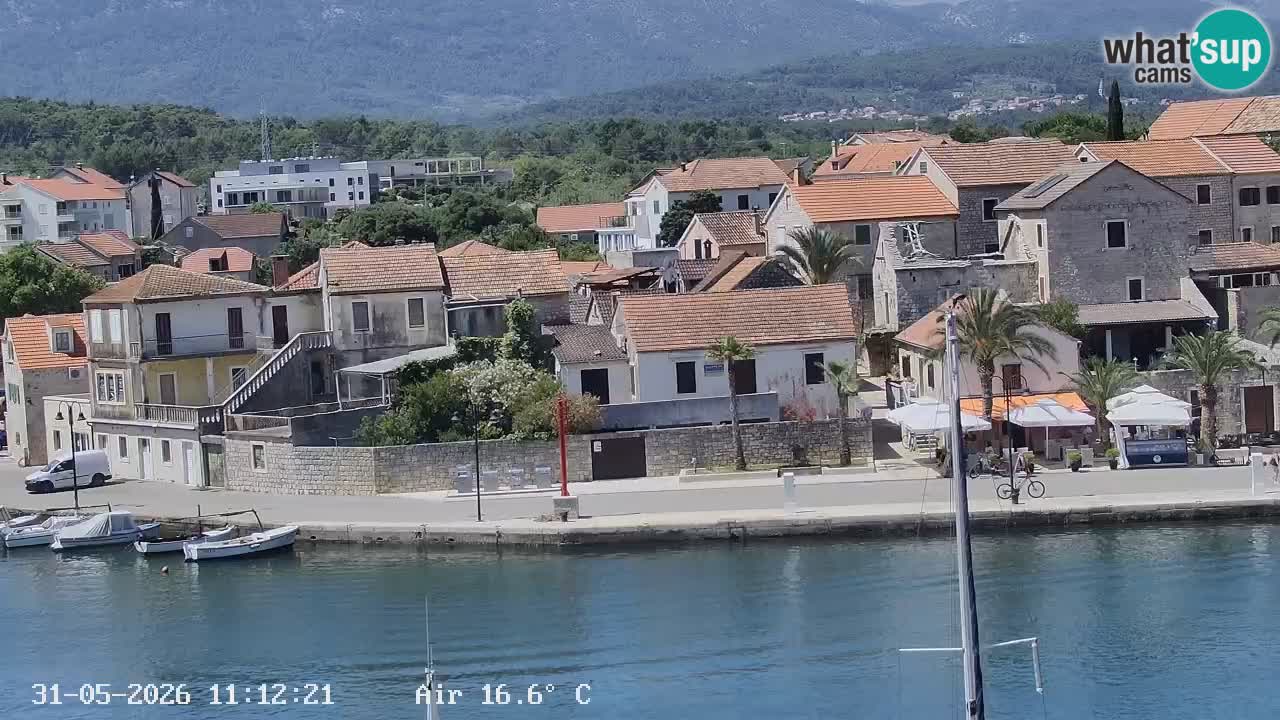 Webcam Hvar Vrboska marina | Dalmazia