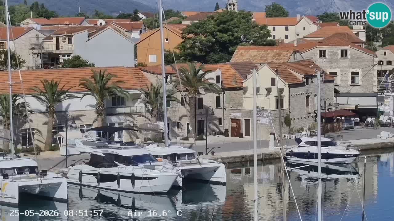 Livecam Vrboska marina | Hvar island | Dalmatia