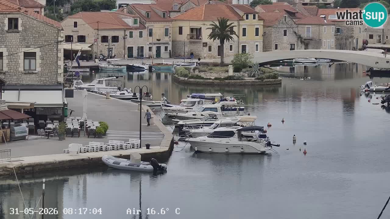 Webcam Vrboska marina | Hvar Insel | Dalmatien