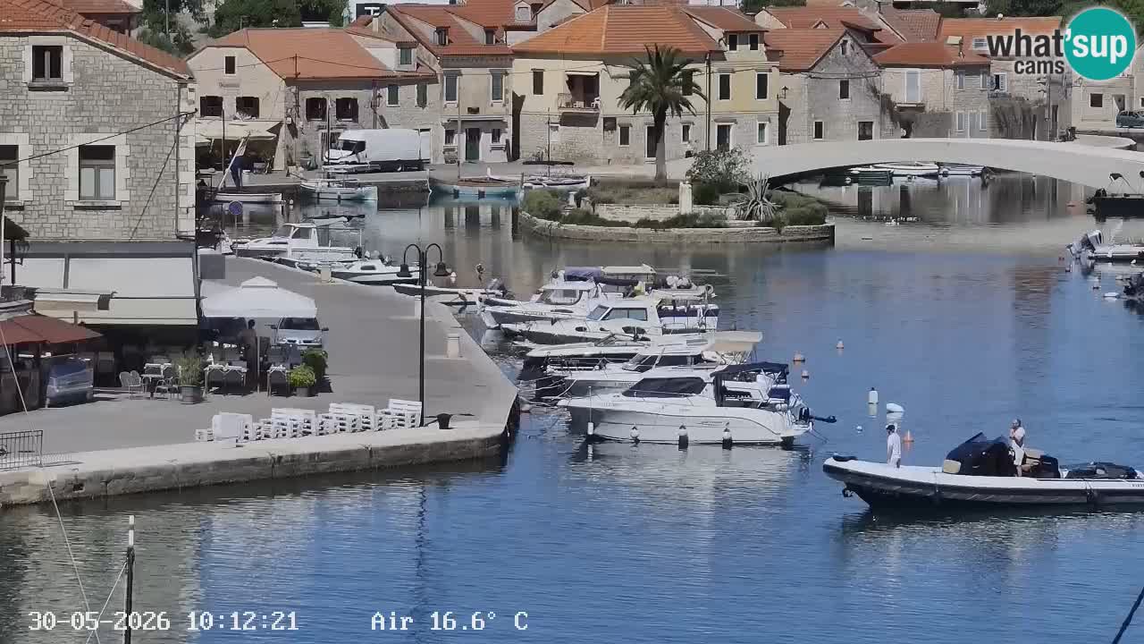 Livecam Hvar Vrboska marina | Île de Hvar | Dalmatia