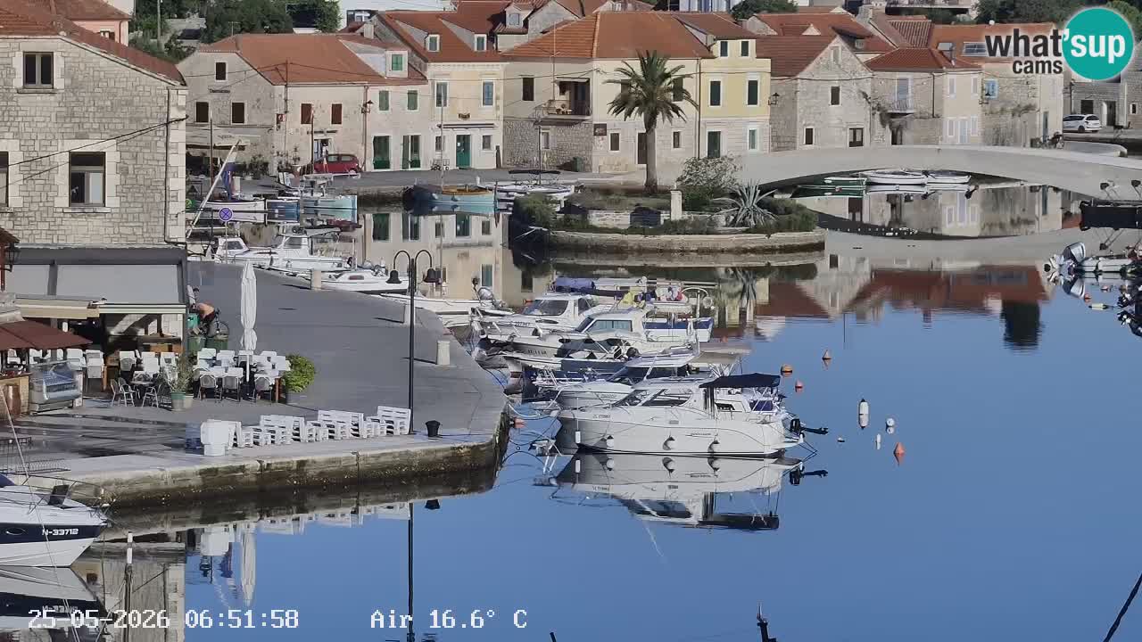 Webcam Vrboska marina | Hvar Insel | Dalmatien