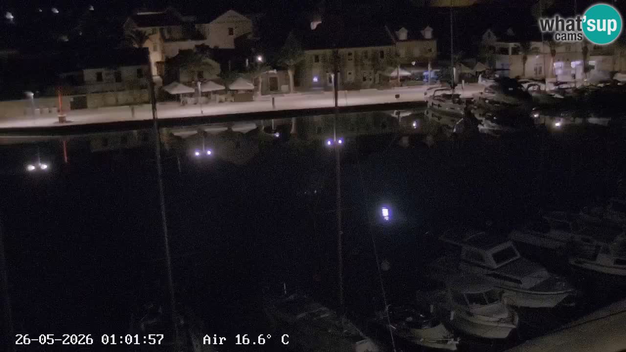 Webcam Hvar Vrboska marina | Dalmazia