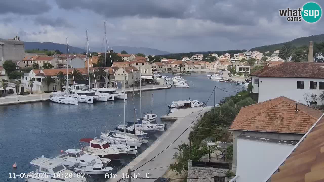 Webcam Vrboska marina | Hvar Insel | Dalmatien