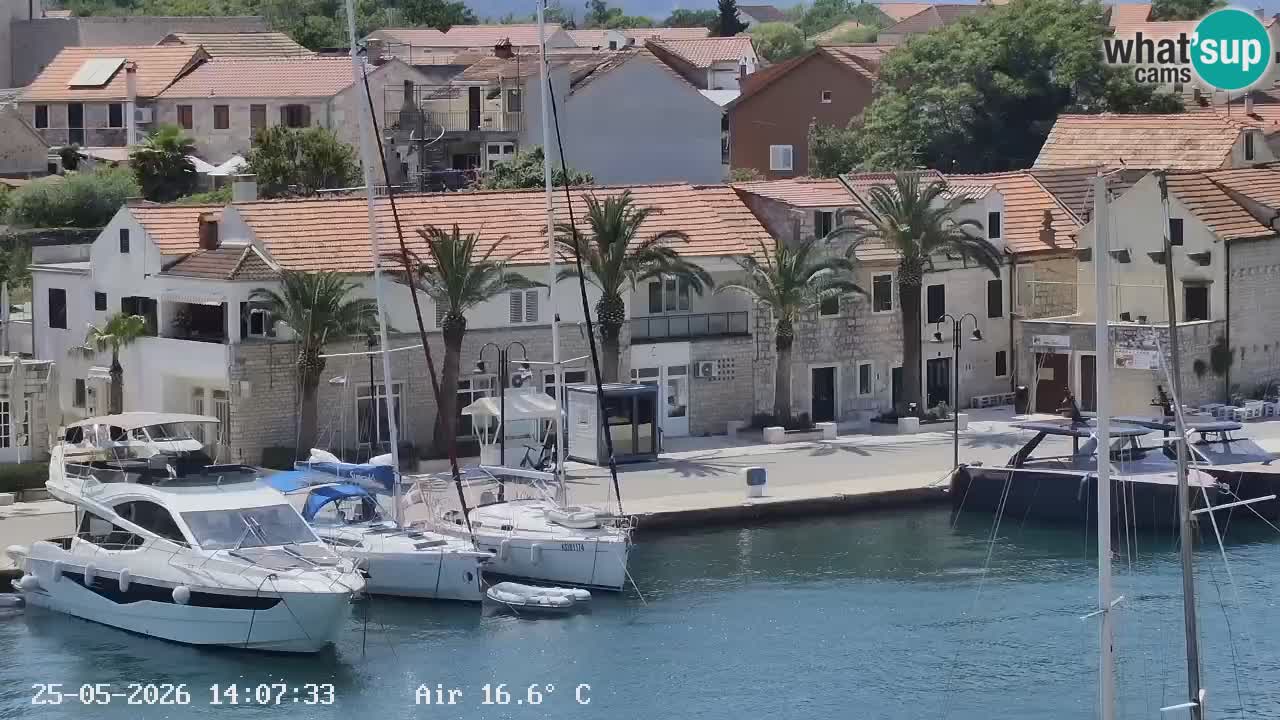 Livecam Hvar Vrboska marina | Île de Hvar | Dalmatia