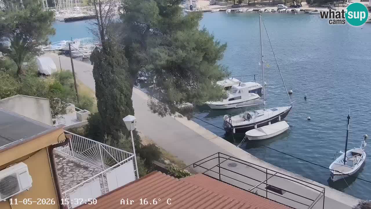 Livecam Hvar Vrboska marina | Île de Hvar | Dalmatia