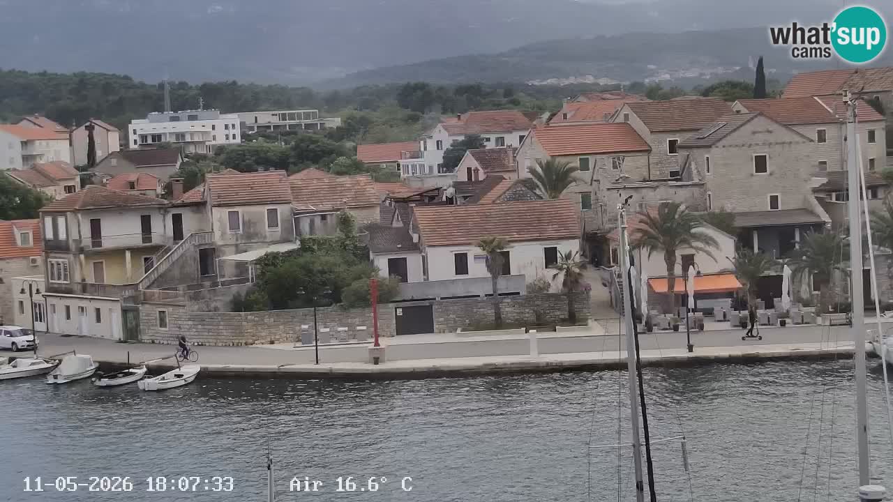 Webcam Vrboska marina | Hvar Insel | Dalmatien