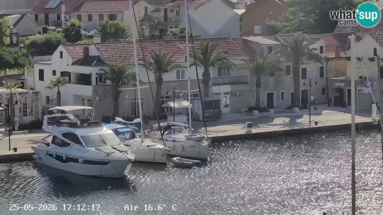 Webcam Vrboska marina | Hvar Insel | Dalmatien