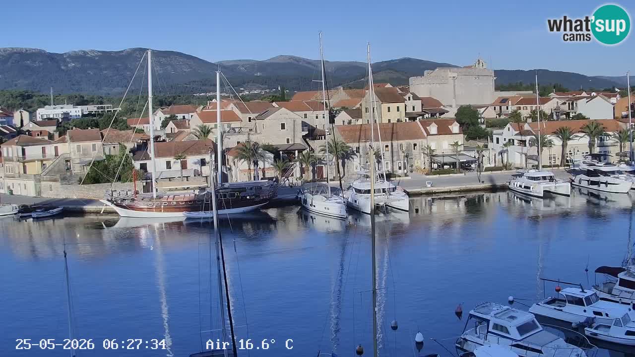Web kamera Hvar Vrboska marina | otok Hvar | Dalmacija