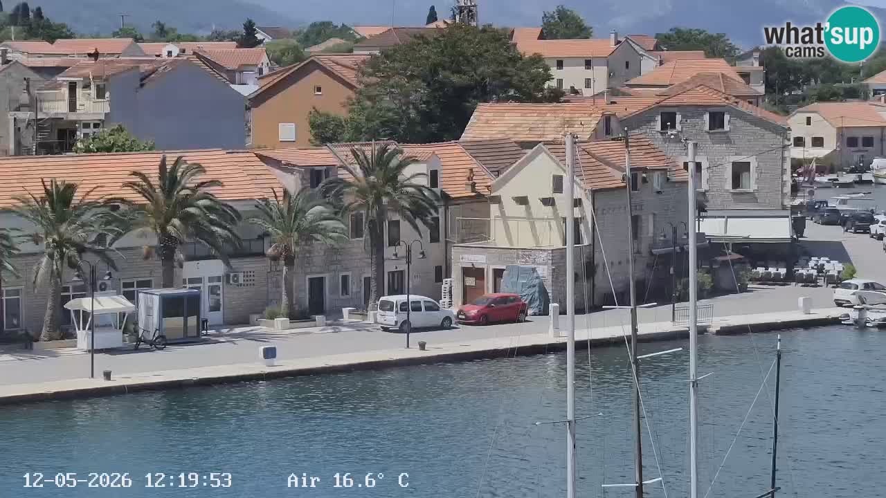 Livecam Vrboska marina | Hvar island | Dalmatia