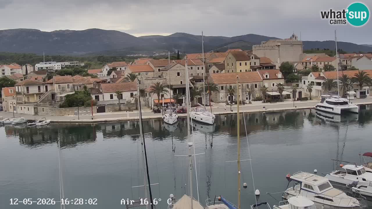 Livecam Hvar Vrboska marina | Île de Hvar | Dalmatia