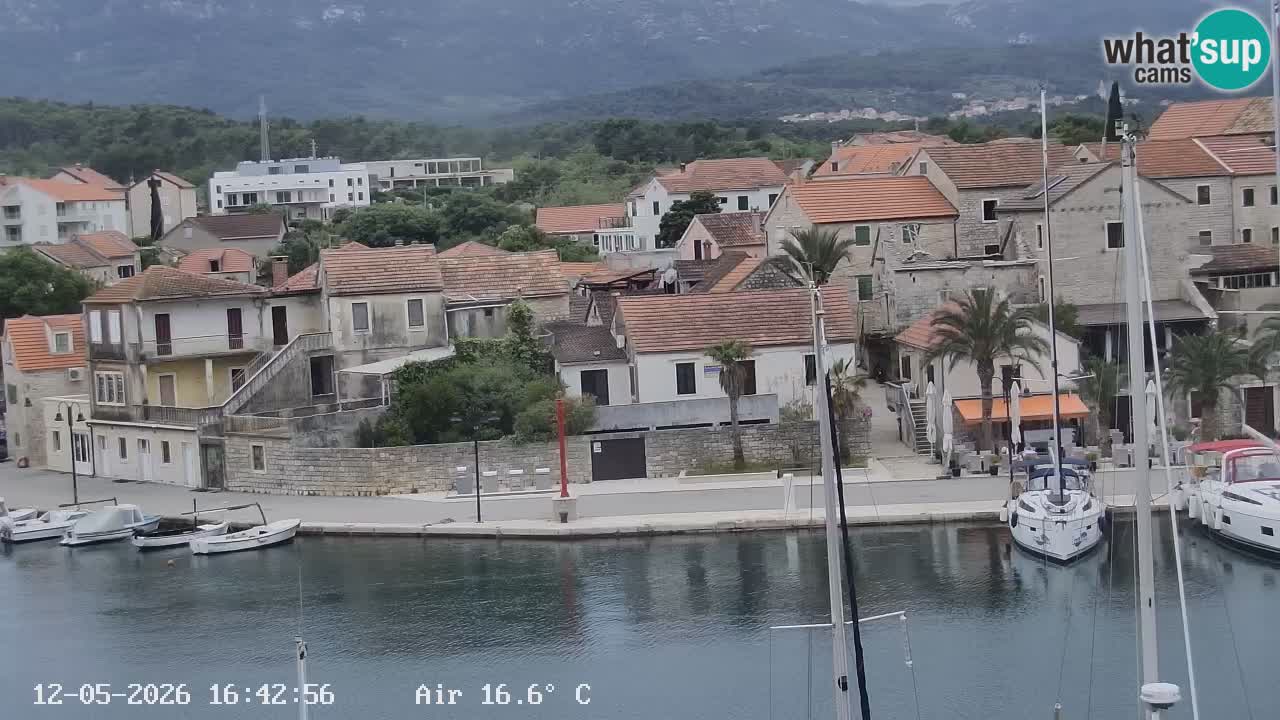Livecam Vrboska marina | Hvar island | Dalmatia