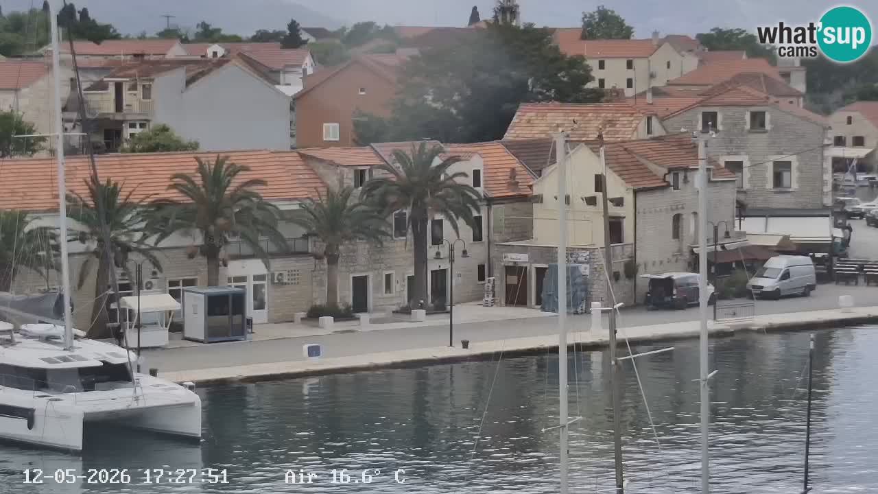 Webcam Vrboska marina | Hvar Insel | Dalmatien