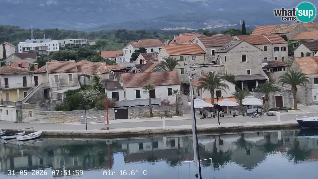 Livecam Vrboska marina | Hvar island | Dalmatia