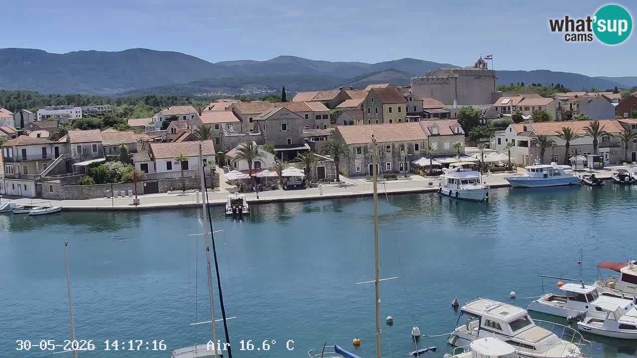 Webcam Hvar Vrboska marina | Dalmazia