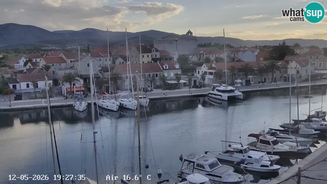 Webcam Vrboska marina | Hvar Insel | Dalmatien