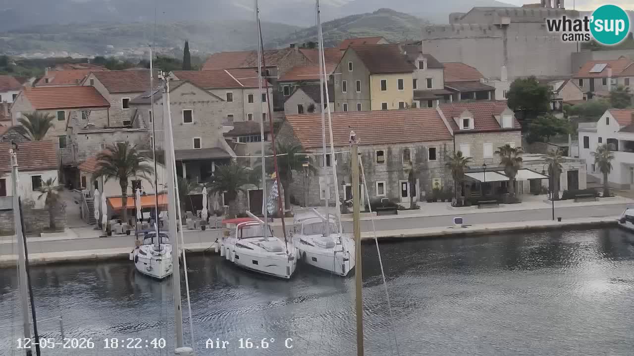 Webcam Vrboska marina | Hvar Insel | Dalmatien