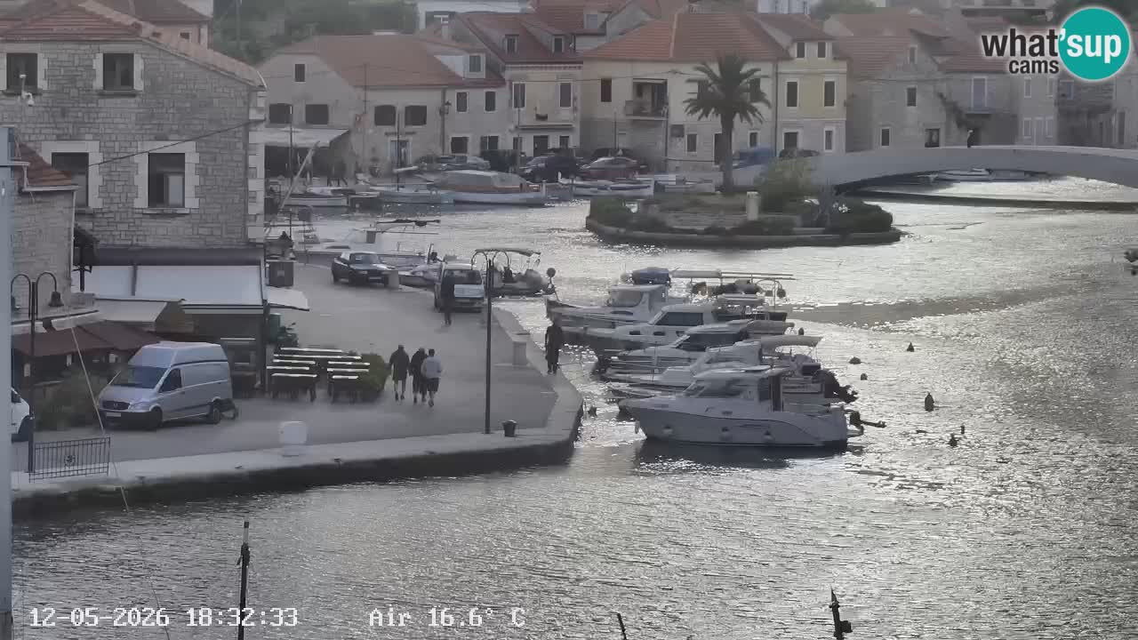 Livecam Hvar Vrboska marina | Île de Hvar | Dalmatia