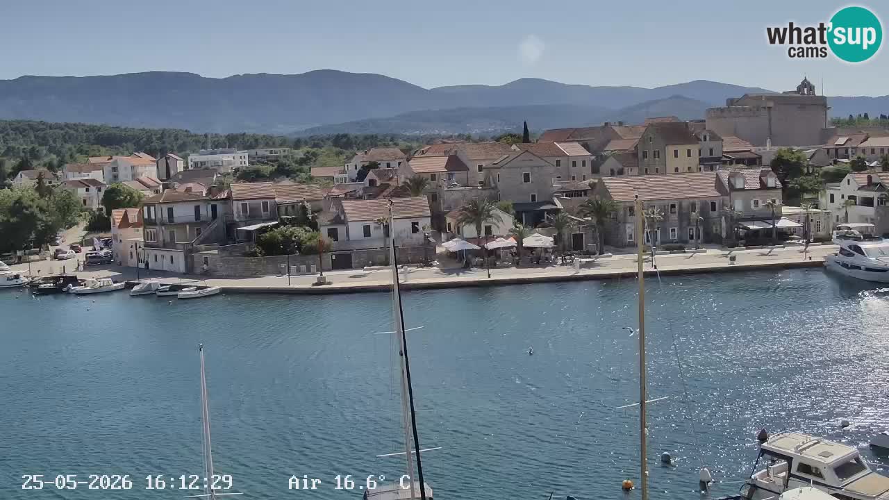 Web kamera Hvar Vrboska marina | otok Hvar | Dalmacija