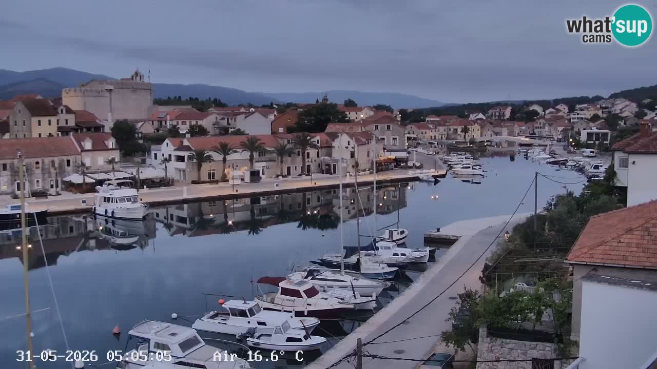 Livecam Hvar Vrboska marina | Île de Hvar | Dalmatia