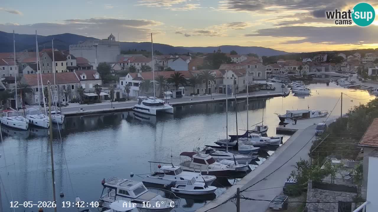 Livecam Hvar Vrboska marina | Île de Hvar | Dalmatia