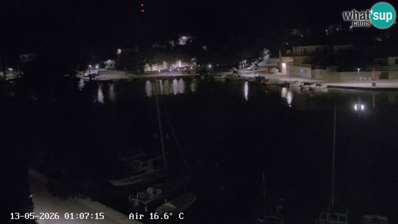 Webcam Hvar Vrboska marina | Dalmazia