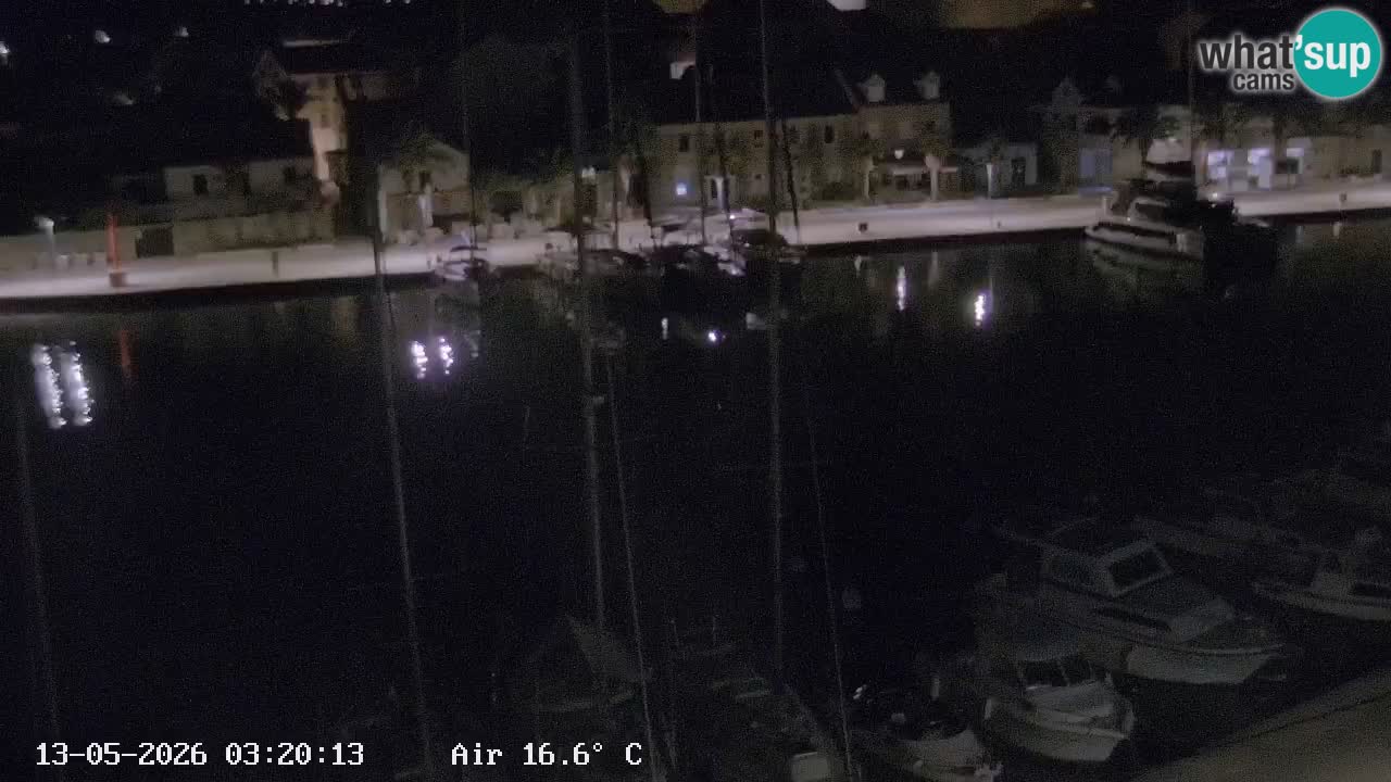 Webcam Hvar Vrboska marina | Dalmazia
