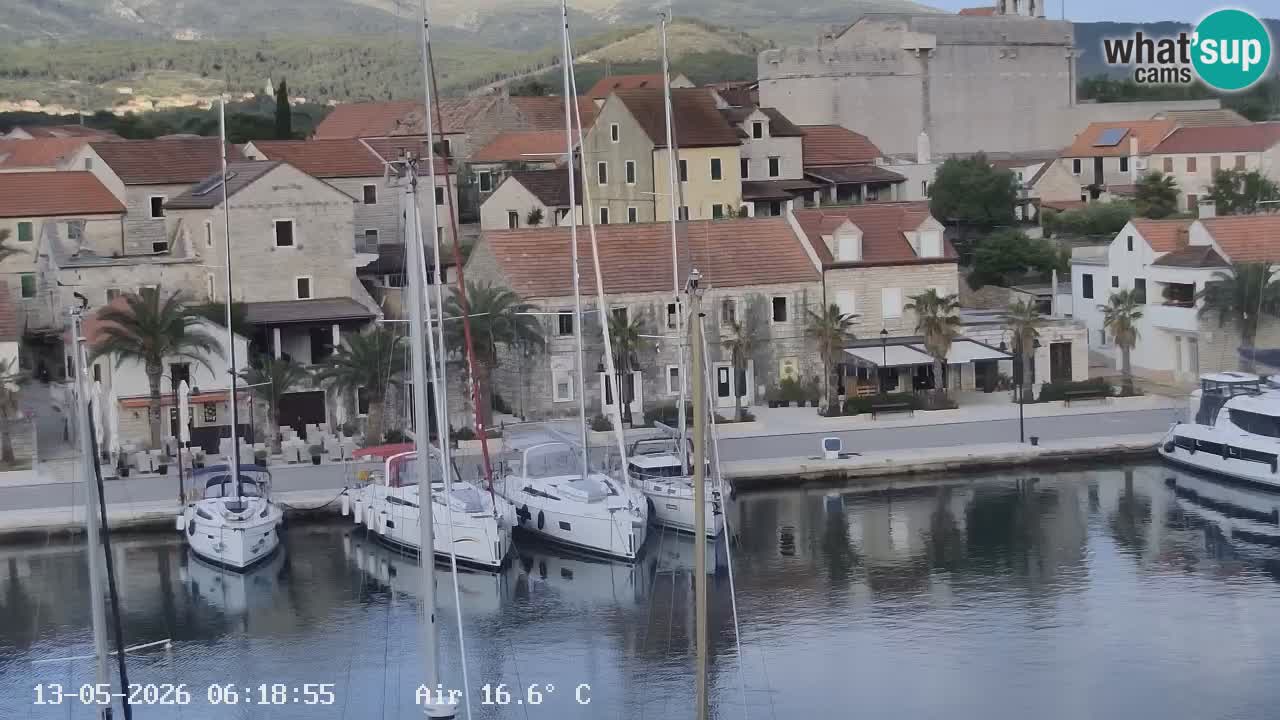 Web kamera Hvar Vrboska marina | otok Hvar | Dalmacija