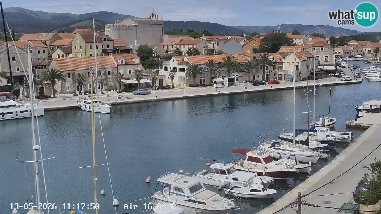 Livecam Hvar Vrboska marina | Île de Hvar | Dalmatia