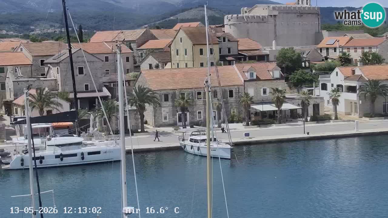 Webcam Vrboska marina | Hvar Insel | Dalmatien